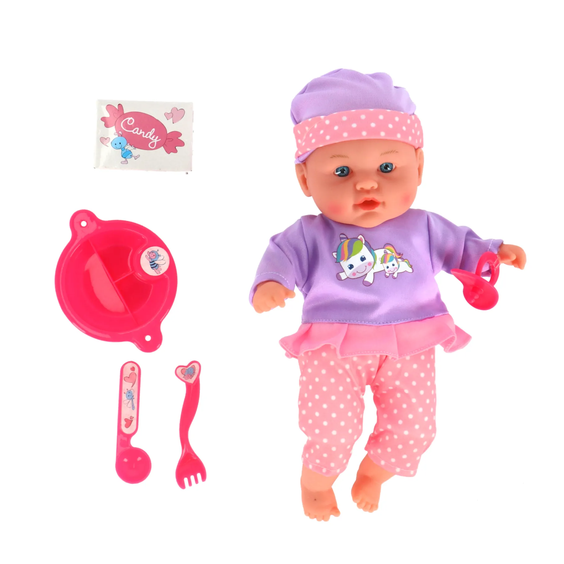 Poppen Met Functies>My Beautiful Dolls Room Pop 31 Cm 4 Geluiden + 5 Accessoires My Beautiful Dollsroom