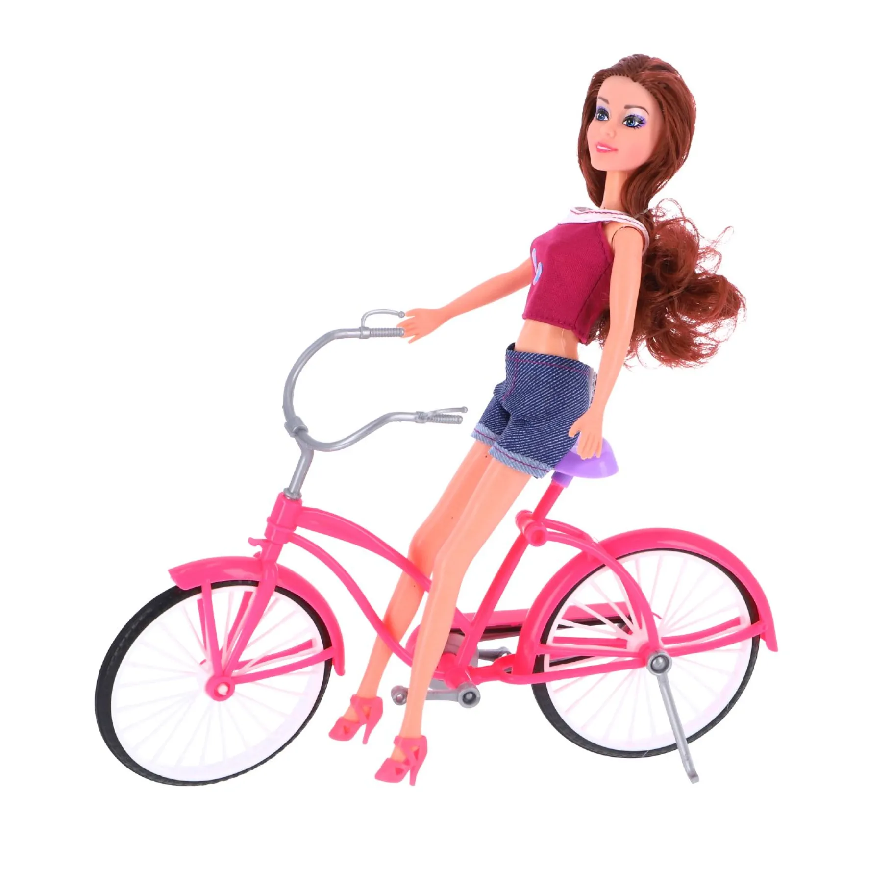 Tienerpoppen|Meisjes>Fleur Pop Fiets Set