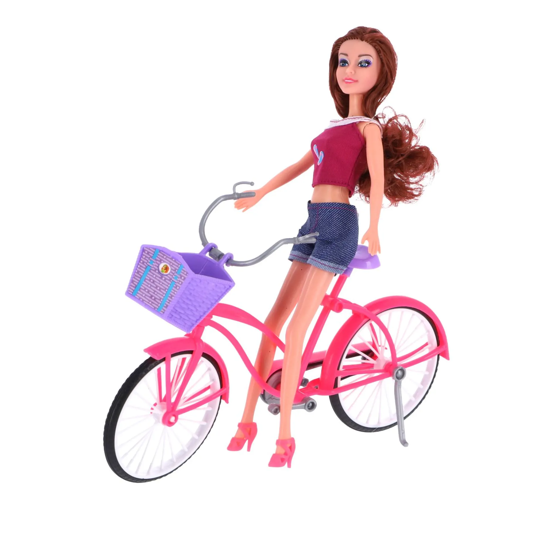 Tienerpoppen|Meisjes>Fleur Pop Fiets Set