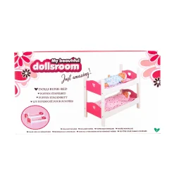 Poppenmeubels>My Beautiful Dolls Room Poppenbed Stapelbed 54 X 29 X 43 Cm