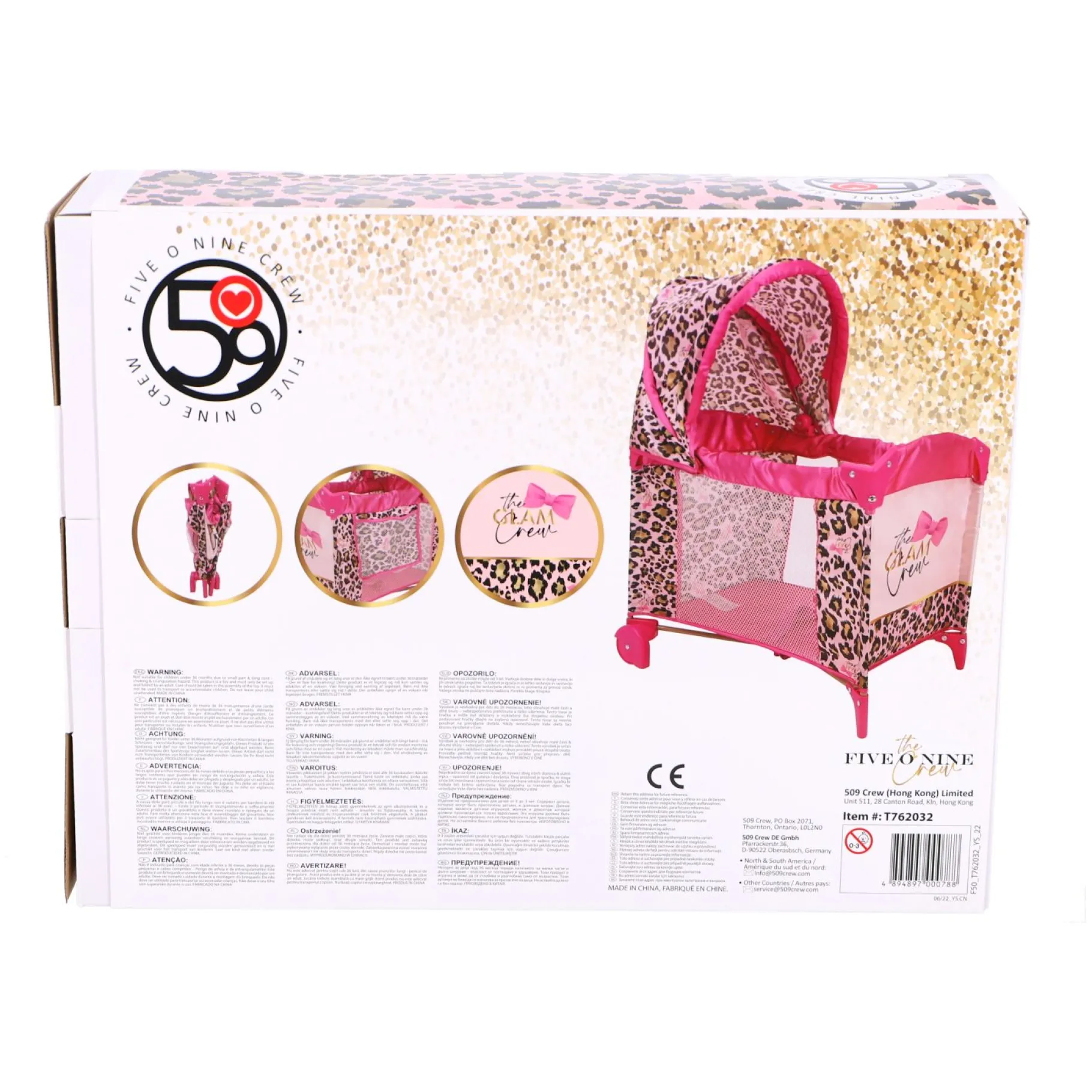 Poppenmeubels> Poppenbed The Glam Crew