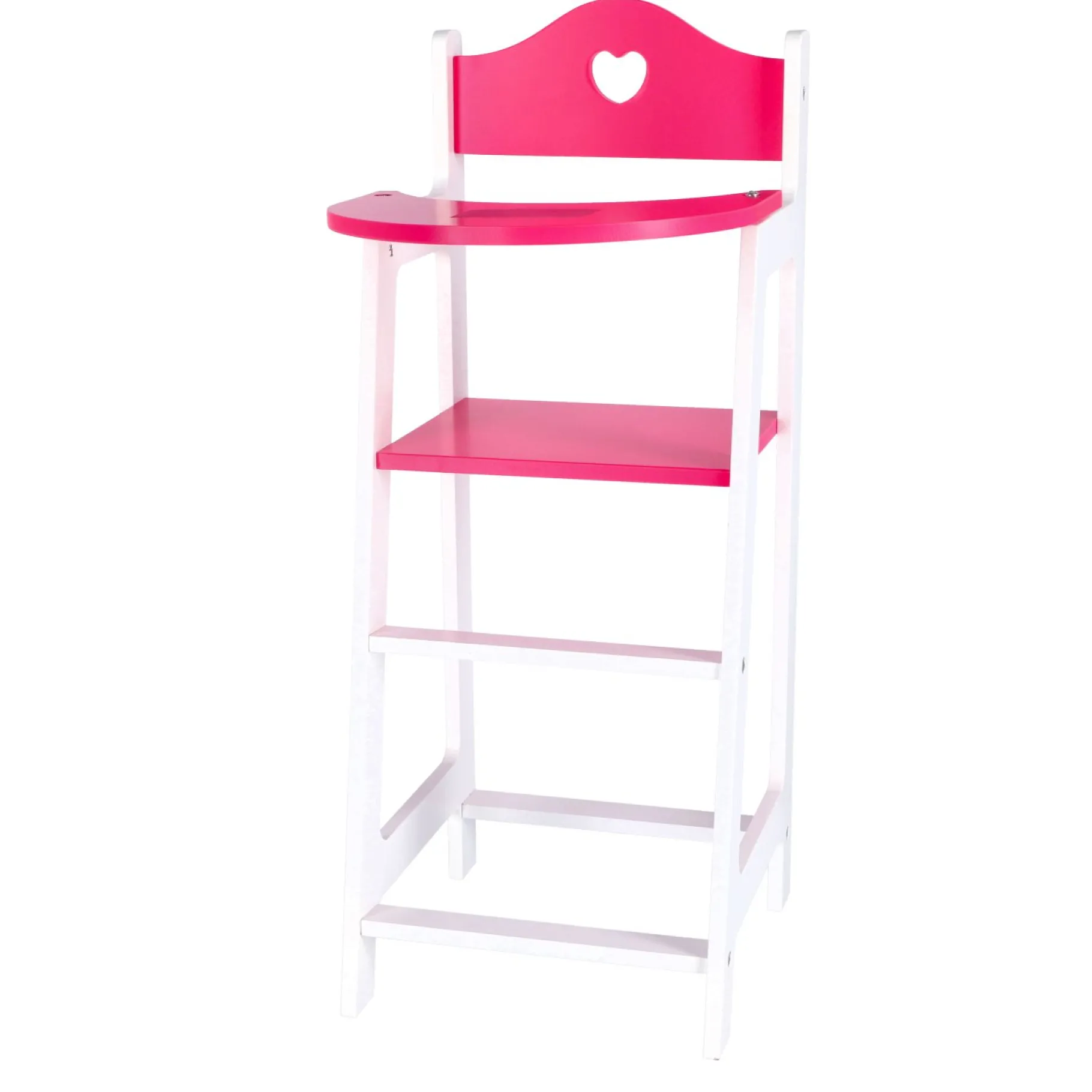 Poppenmeubels>My Beautiful Dolls Room Poppenmeubel Poppenstoel Wit 22 X 27 X 53 Cm