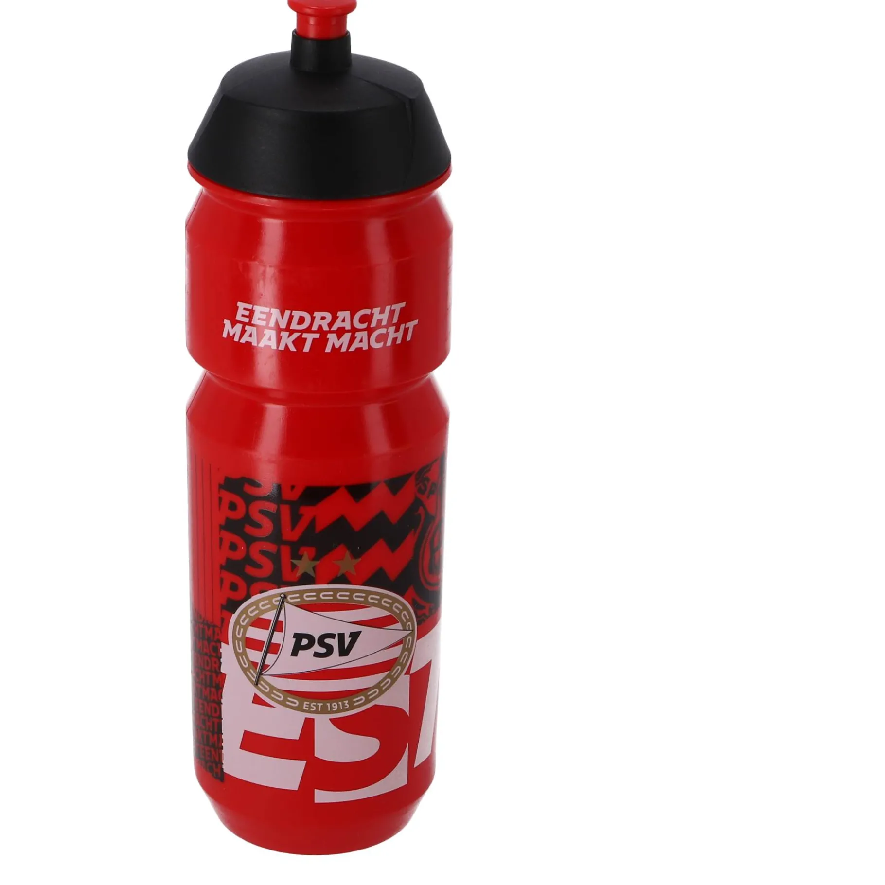 Schoolbekers En Broodtrommels> PSV bidon blokken rood 750 ml