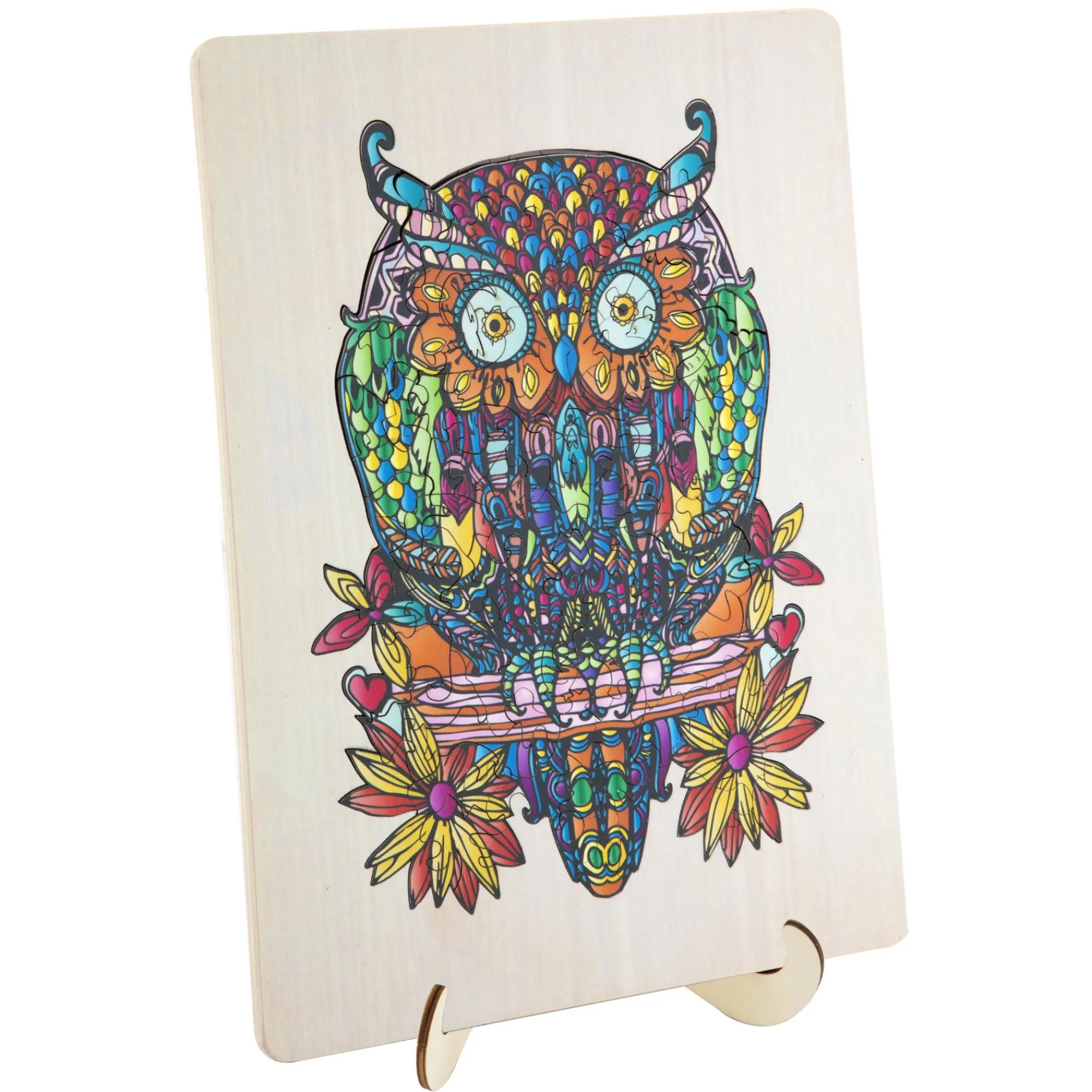 Legpuzzels> Puzzel hout figuur uil 133 stukjes