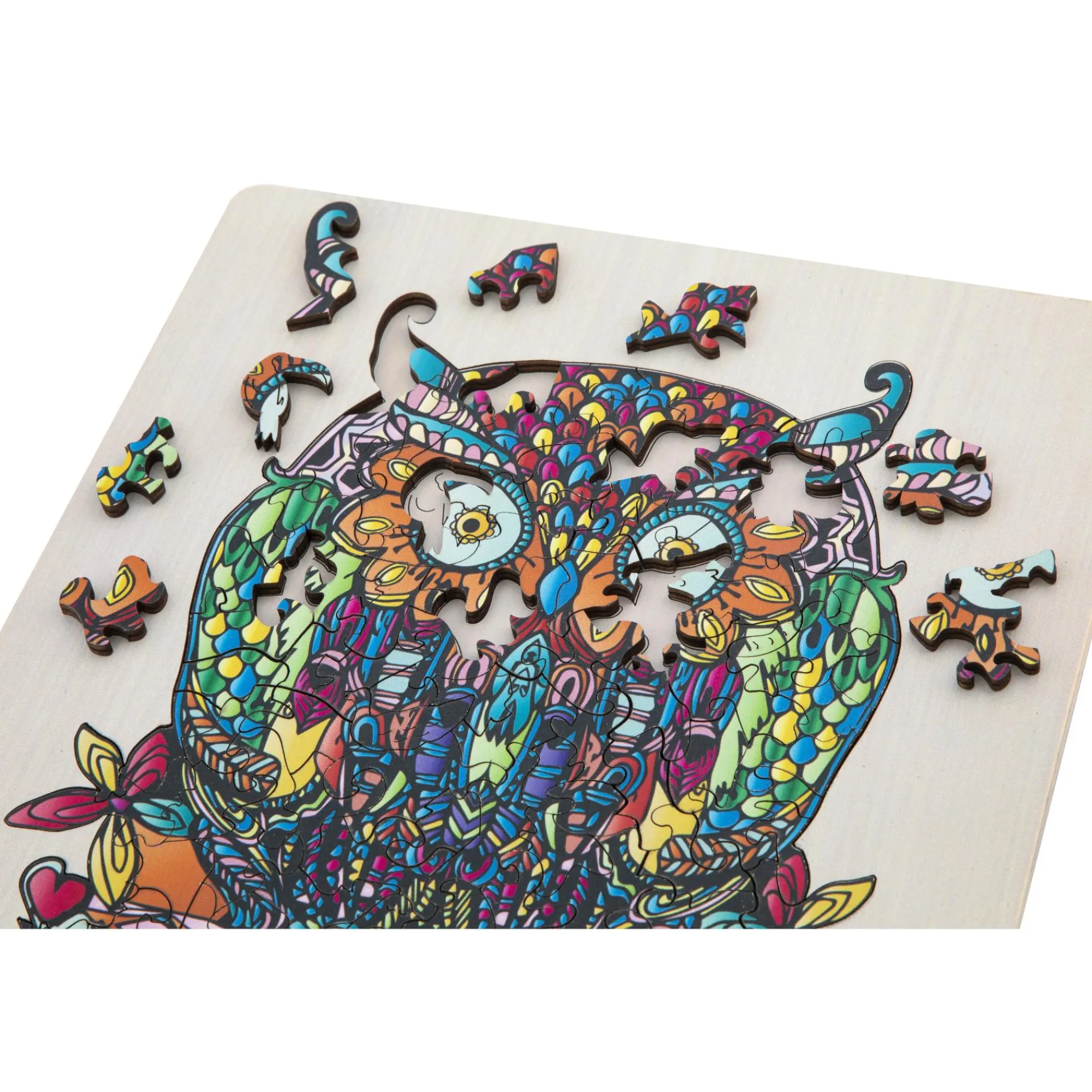 Legpuzzels> Puzzel hout figuur uil 133 stukjes