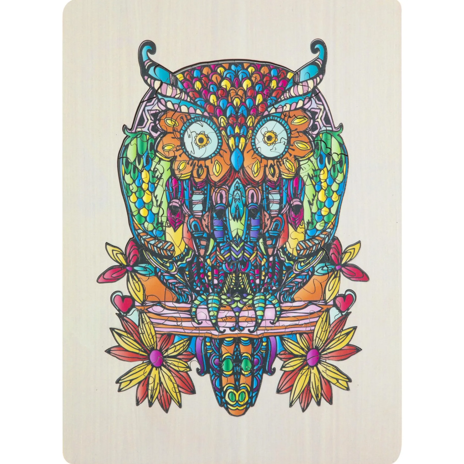 Legpuzzels> Puzzel hout figuur uil 133 stukjes