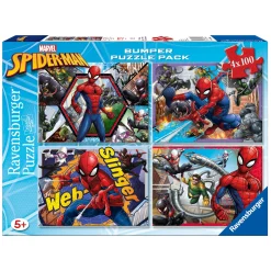 Legpuzzels> Puzzel Spiderman 4 in 1 100 stukjes