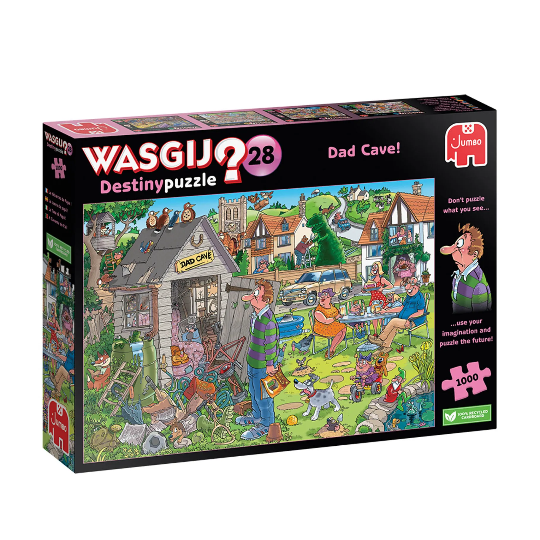 Legpuzzels>Jumbo Puzzel Wasgij 28 Mancave Van Pa! 1000 stukjes
