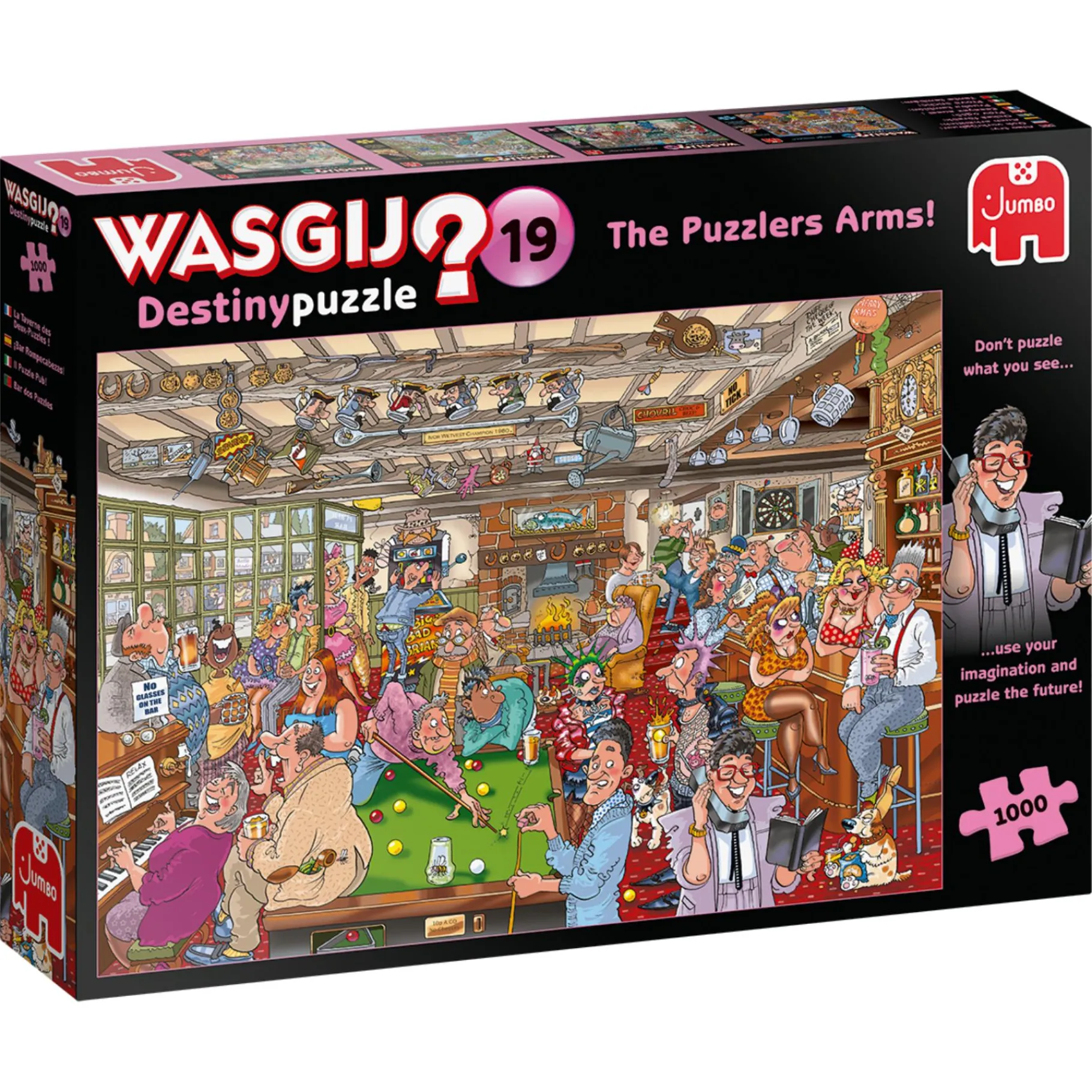 Legpuzzels>Jumbo Puzzel Wasgij Cafe de Puzzelhoek 1000 Stukjes