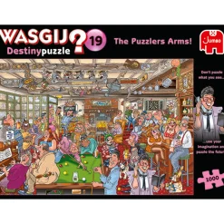 Legpuzzels>Jumbo Puzzel Wasgij Cafe de Puzzelhoek 1000 Stukjes