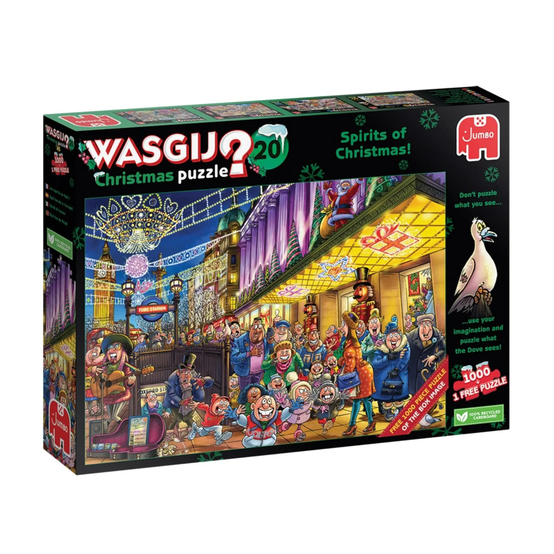 Legpuzzels>Jumbo Puzzel Wasgij kerstmis 20 2 x 1000 stukjes