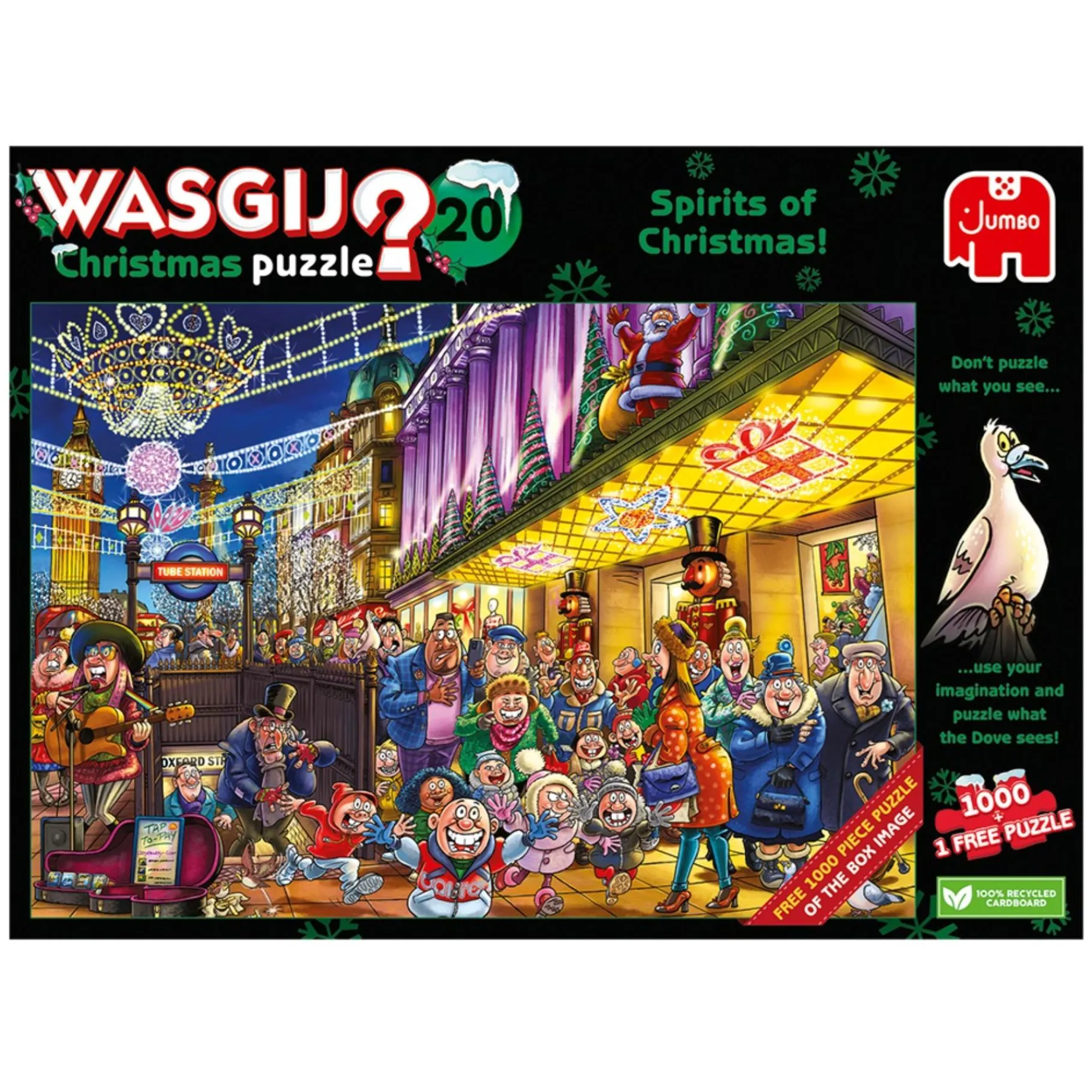 Legpuzzels>Jumbo Puzzel Wasgij kerstmis 20 2 x 1000 stukjes
