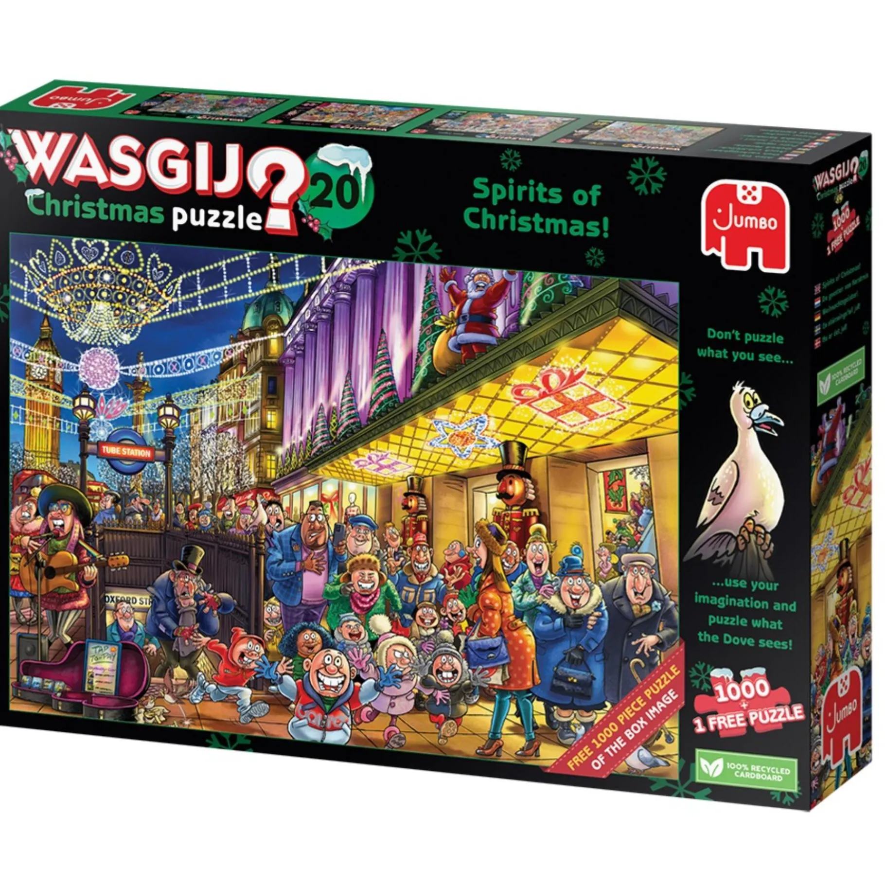 Legpuzzels>Jumbo Puzzel Wasgij kerstmis 20 2 x 1000 stukjes
