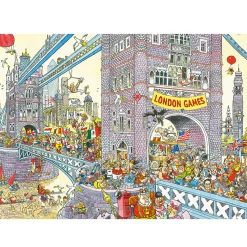 Legpuzzels> Puzzel Wasgij Retro Mystery 8 laatste horde 1000 stukjes