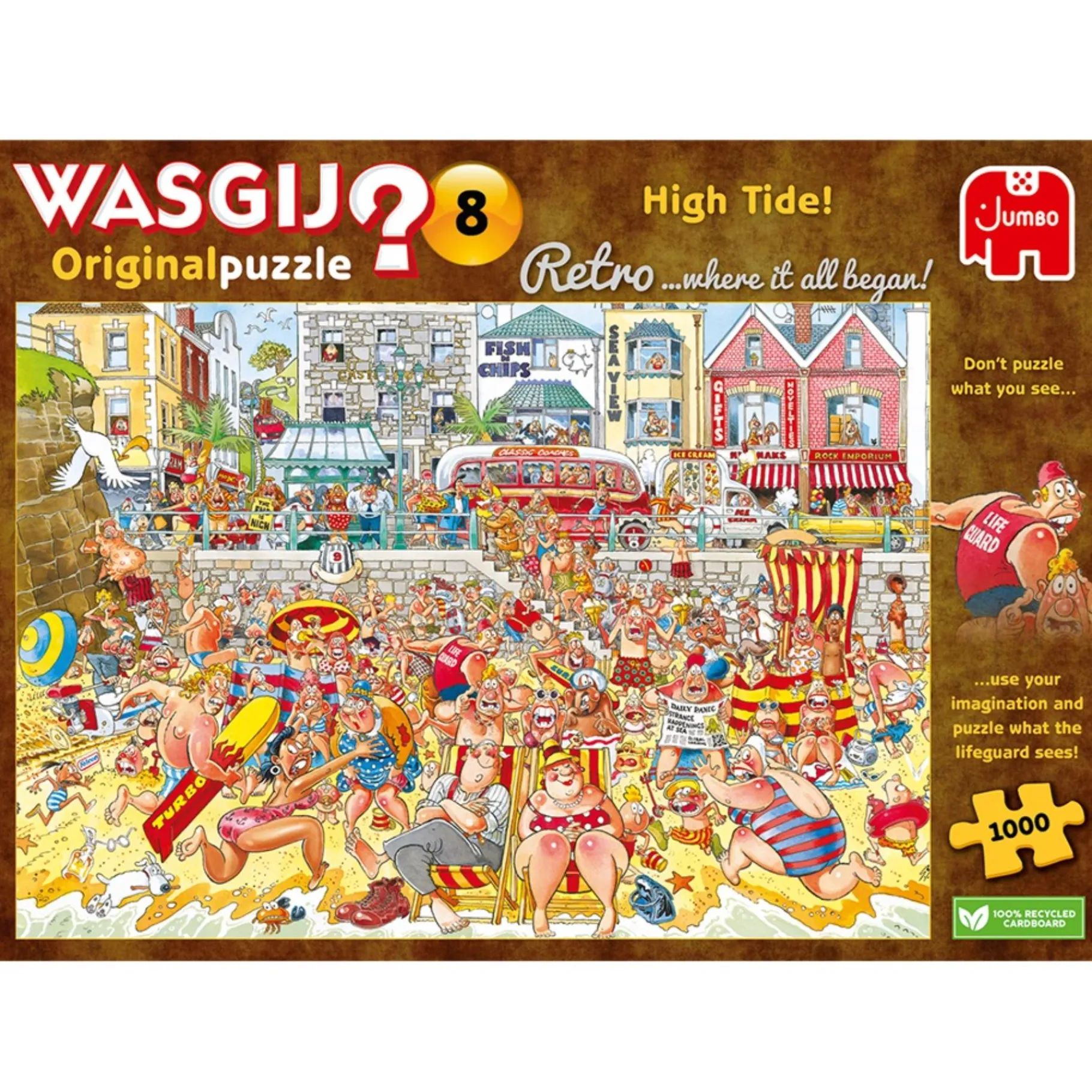 Legpuzzels> Puzzel Wasgij Retro origineel 8 vloed 1000 stukjes