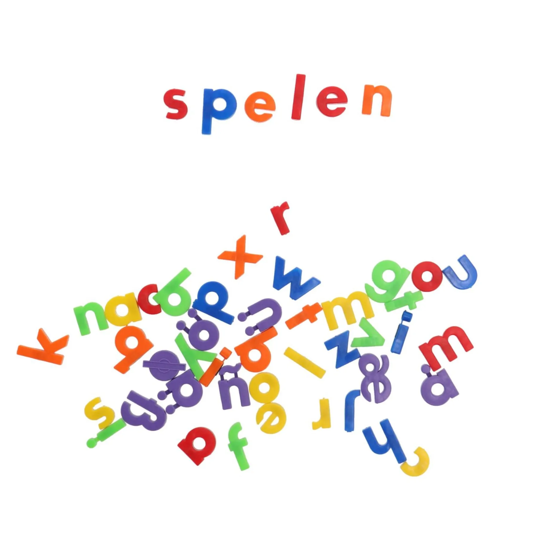 Schoolborden>Quercetti Magneet Letters Kleuren 48 Delig