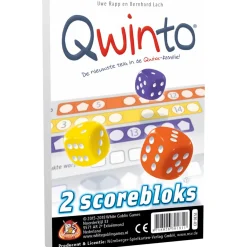 Dobbelspellen>White Goblin Games Qwinto Scoreblokken 2 Stuks - Dobbelspel