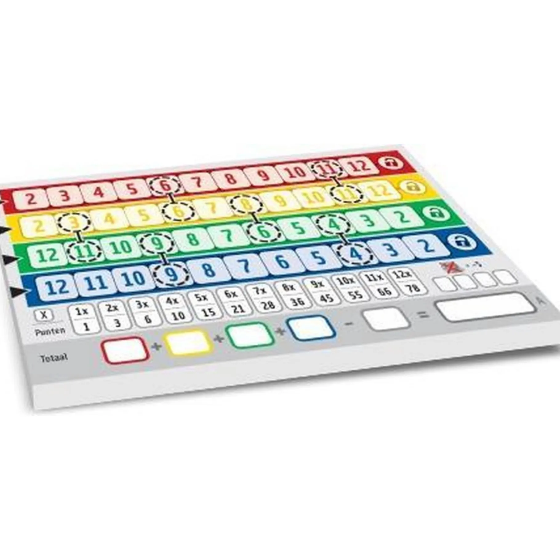 Familiespellen>White Goblin Games Qwixx Connected - Uitbreiding - Dobbelspel