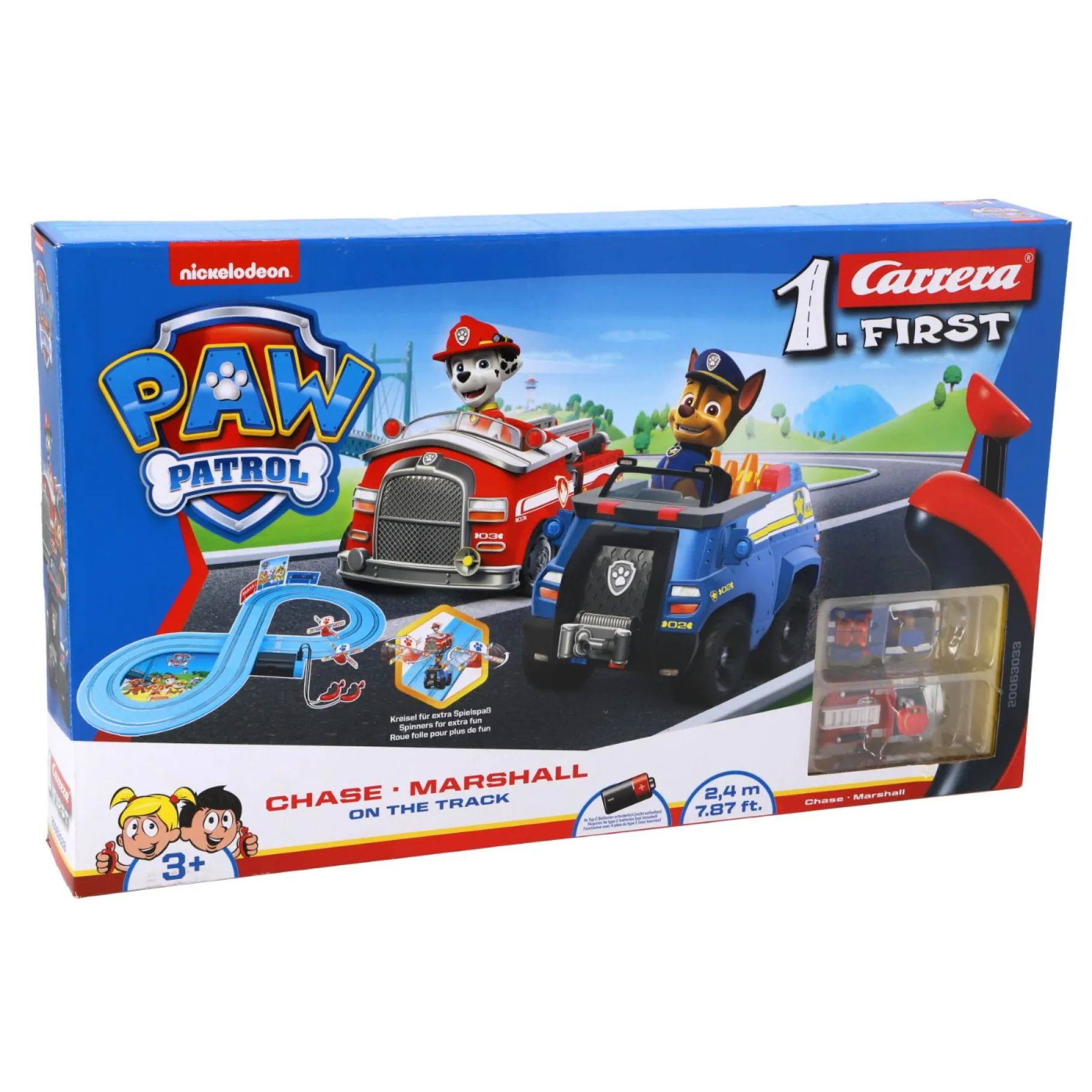 Racebanen>Carrera Racebaan First Paw Patrol 240 Cm