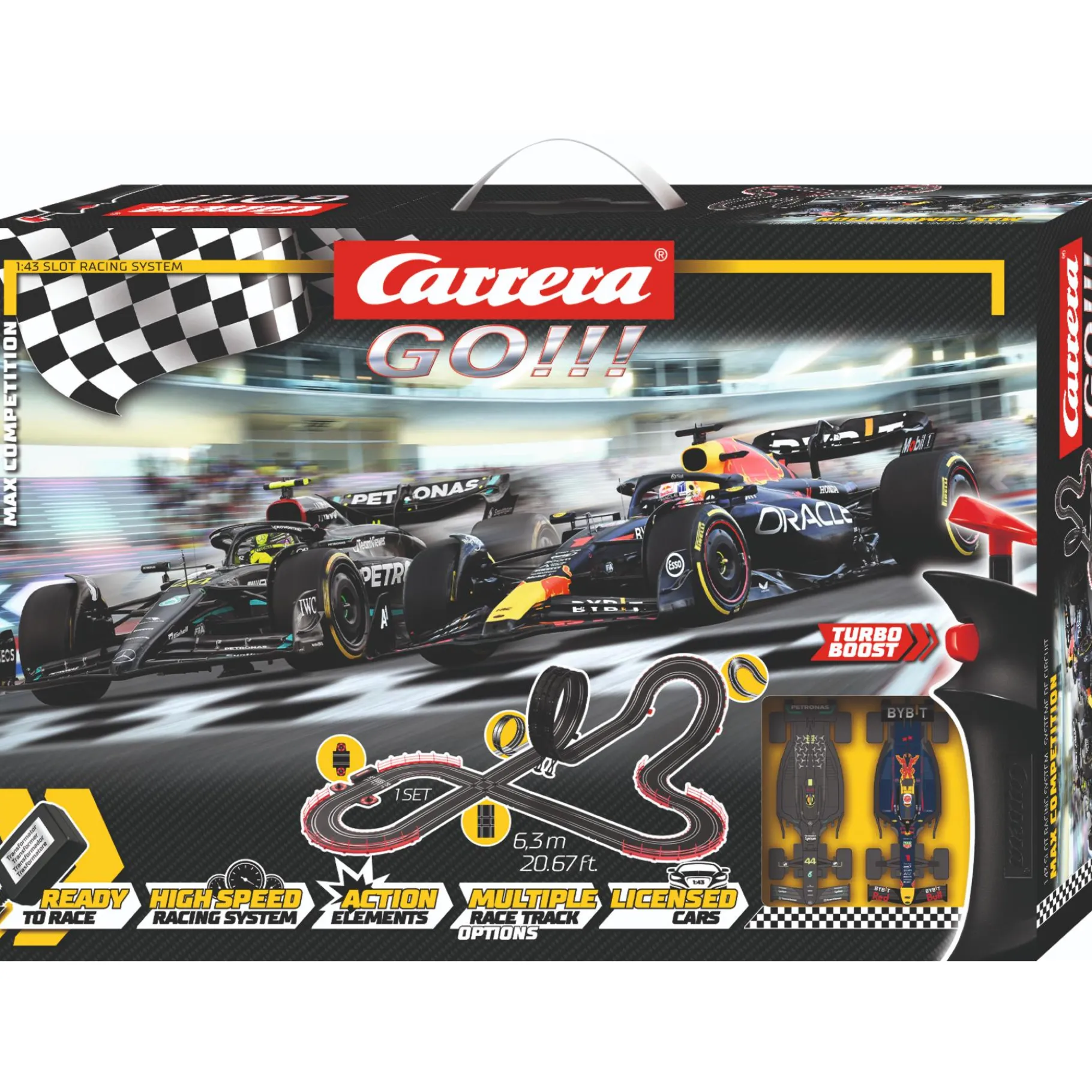 Racebanen|Jongens> Racebaan Max competitie 630 cm