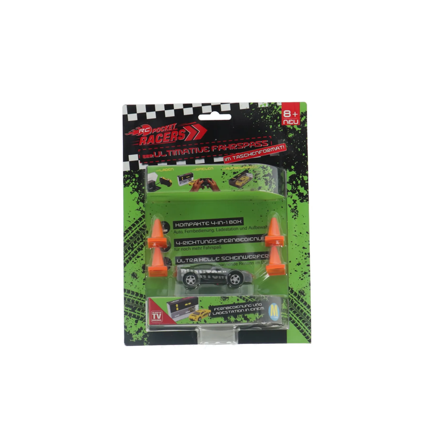Radiografisch> Radiografisch Bestuurbare Auto Pocket Racers 4-in-1 Raceauto Assorti
