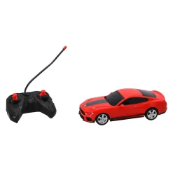 Radiografisch|Jongens>Kool Speed Radiografisch bestuurbare auto ford 1:24 mustang mach 1 rood