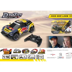 Radiografisch|Jongens>Dynatech Radiografisch bestuurbare auto peugeot 1:16 2.4g 3008 dkr loeb 19