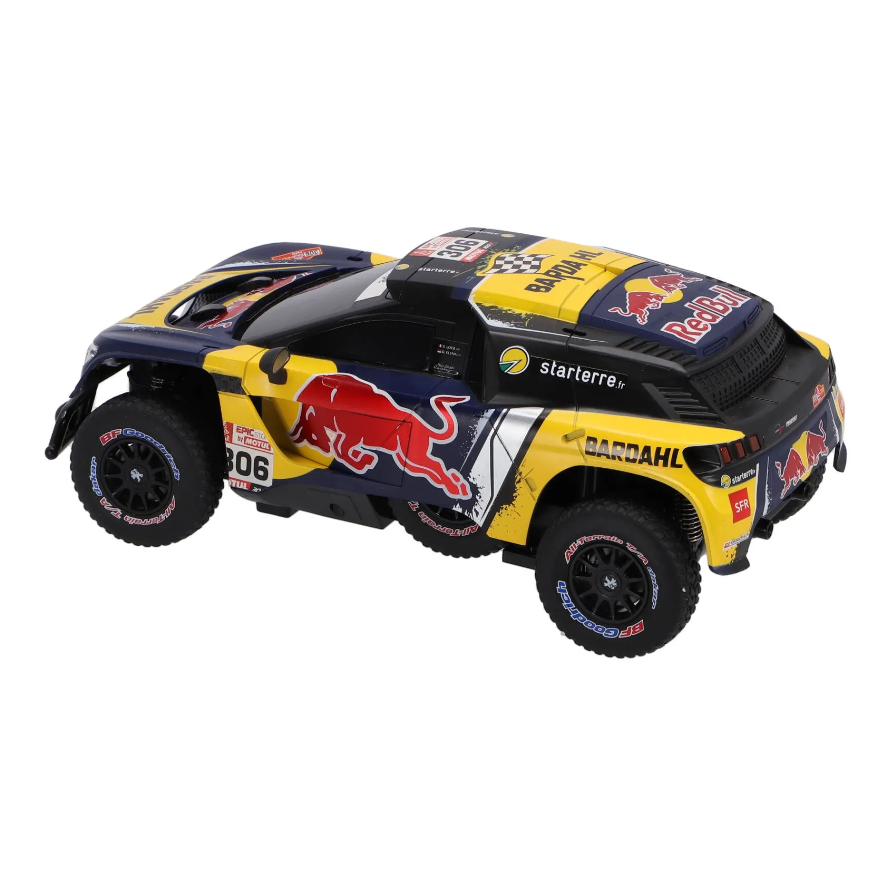 Radiografisch|Jongens>Dynatech Radiografisch bestuurbare auto peugeot 1:16 2.4g 3008 dkr loeb 19