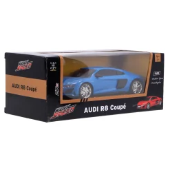 Jongens|Radiografisch></noscript>Kool Speed Radiografisch bestuurbare auto audi 1:24 r8 coupé  blauw