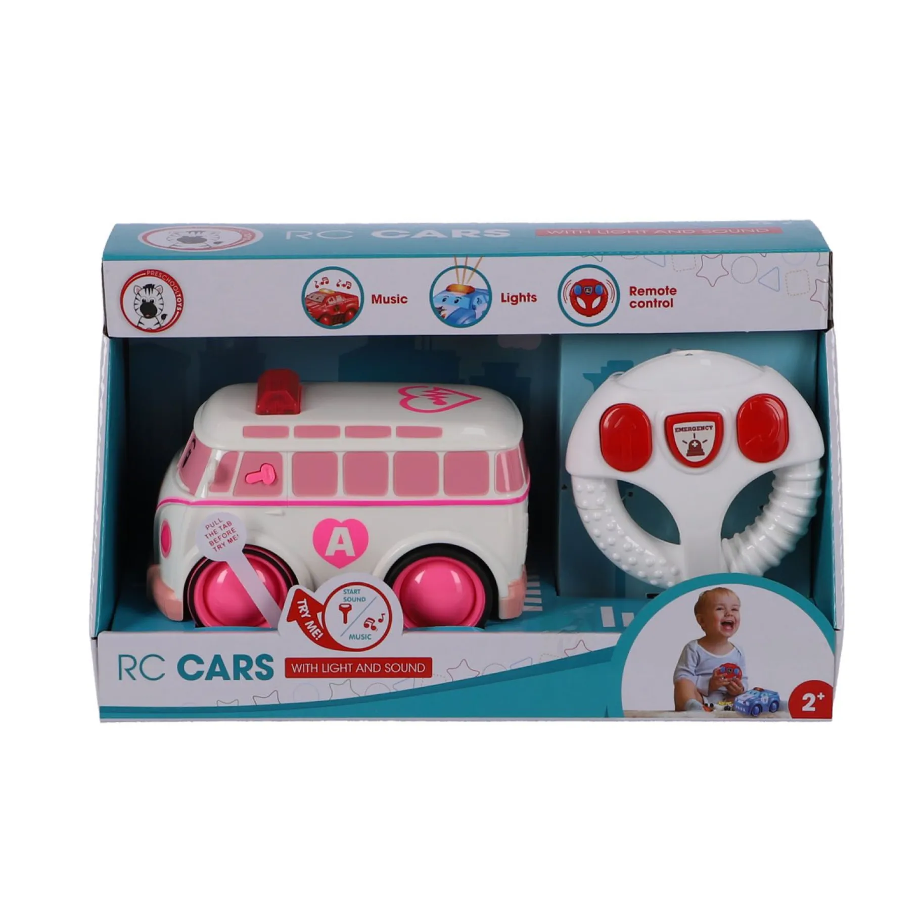 Voertuigen|Baby Voertuigen> Radiografisch Bestuurbare Auto Infrarood Ambulance Battery Operated