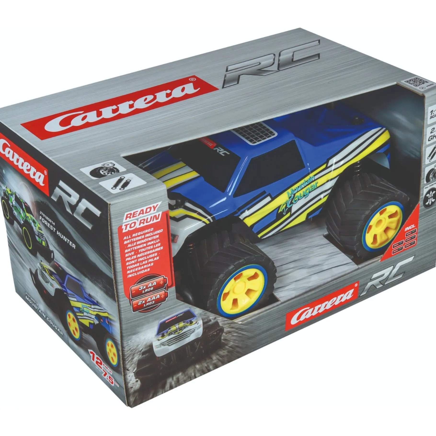 Radiografisch>Carrera Radiografisch Bestuurbare Auto Mountain Cougar 1:18 2,4 GHZ