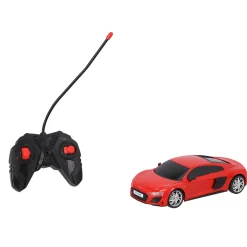 Radiografisch|Jongens>Kool Speed Radiografisch bestuurbare auto audi 1:24 r8 coupé rood