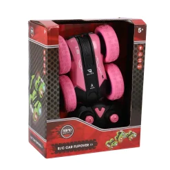 Radiografisch>Rapid Wheels Radiografisch Bestuurbare flipover auto roze