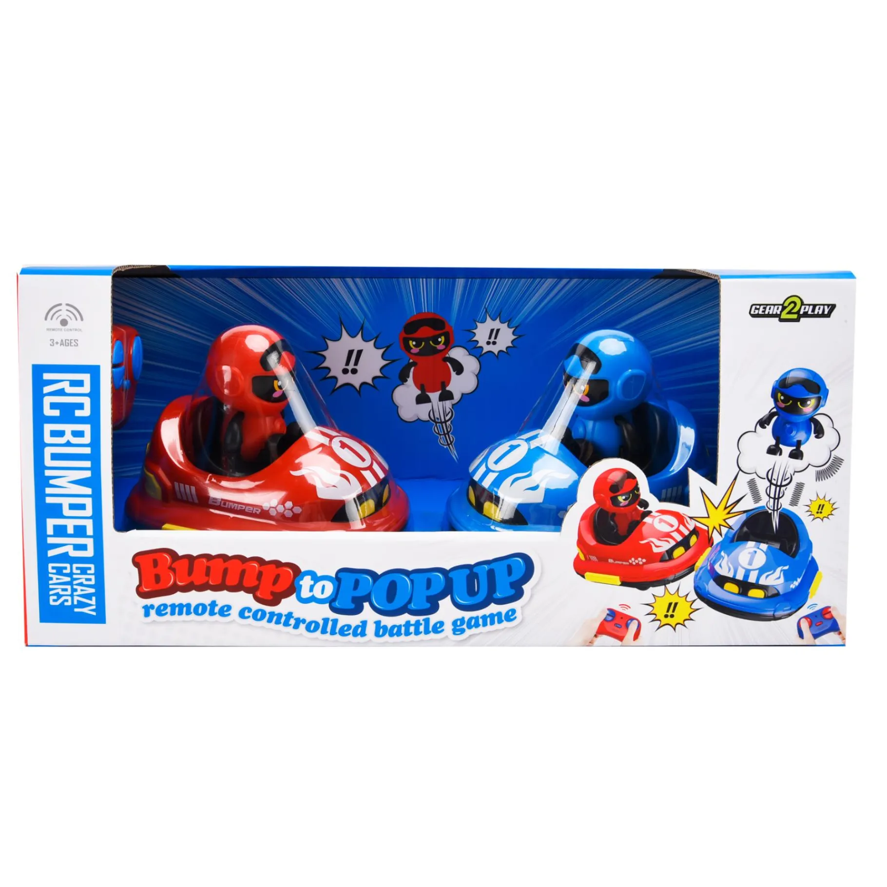 Radiografisch|Jongens> Radiografisch bestuurbare battle bumper botsauto's 2 in 1