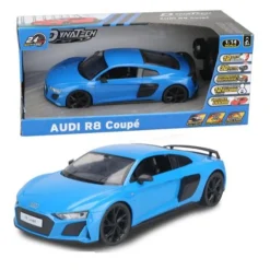 Radiografisch|Jongens>Dynatech Radiografisch bestuurbare auto audi 1:14 2.4g r8 coupé blauw