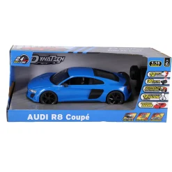 Radiografisch|Jongens>Dynatech Radiografisch bestuurbare auto audi 1:14 2.4g r8 coupé blauw