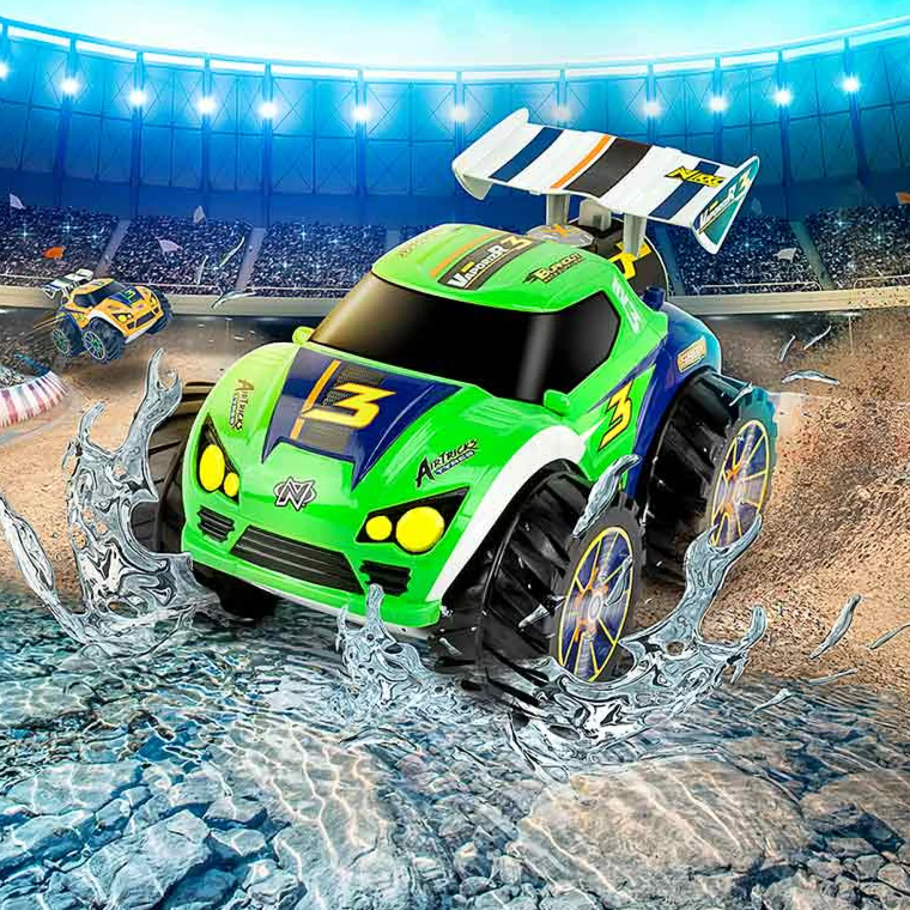 Radiografisch>Nikko Radiografisch Bestuurbare Auto Vaporizr Nano 3 Groen