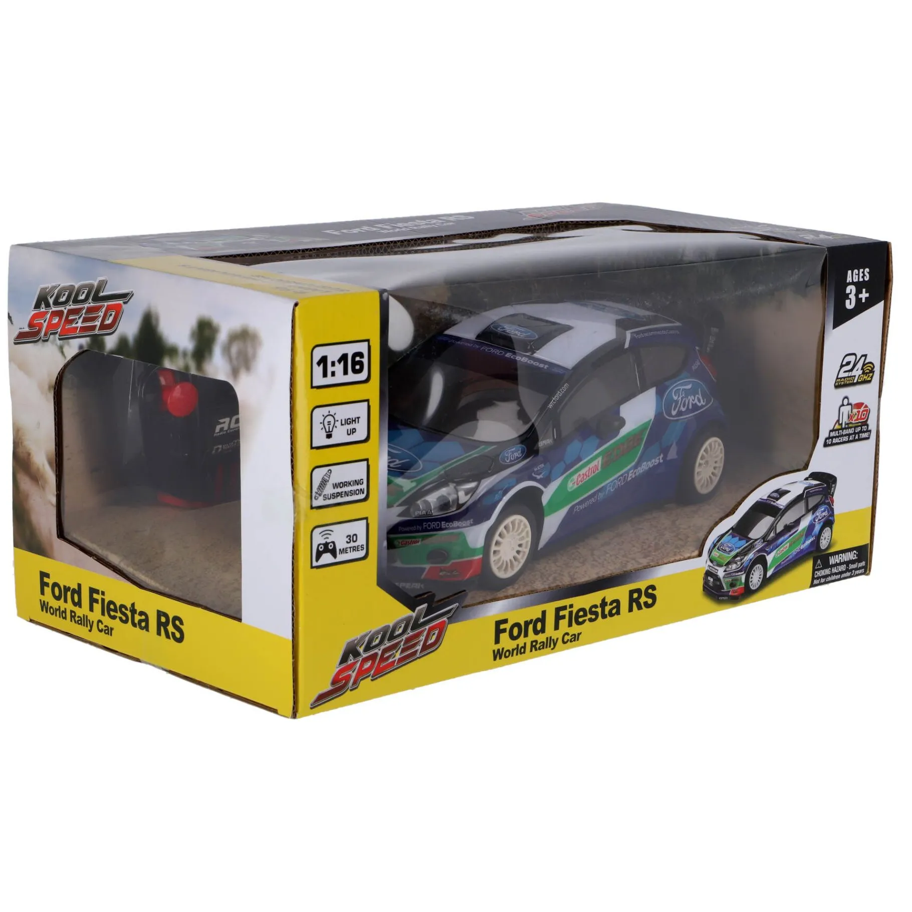 Radiografisch|Jongens>Kool Speed Radiografisch bestuurbare auto ford 1:16 2.4g fiesta RS WRC
