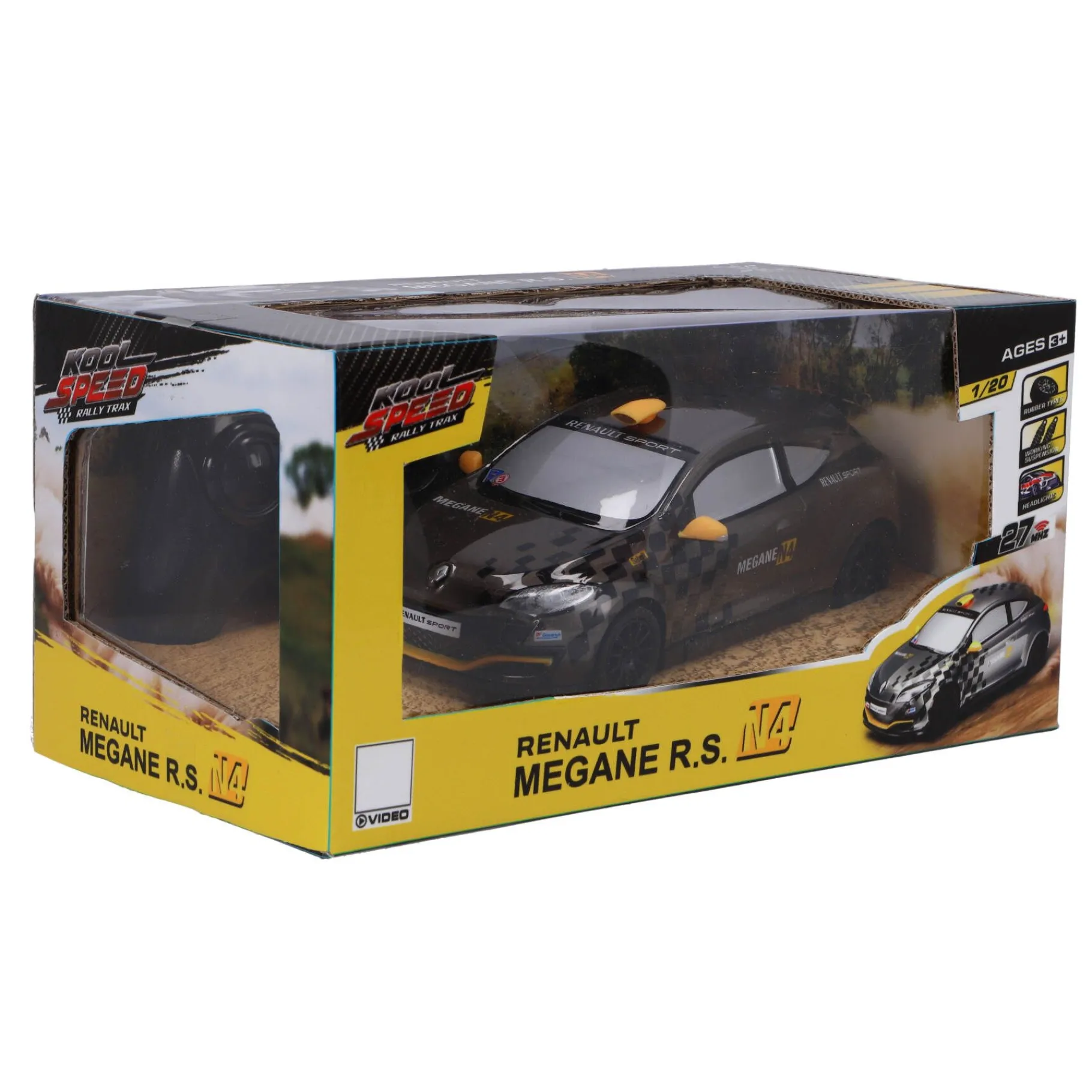 Radiografisch|Jongens>Kool Speed Radiografisch bestuurbare auto renault 1:20 mégane r.s. n4