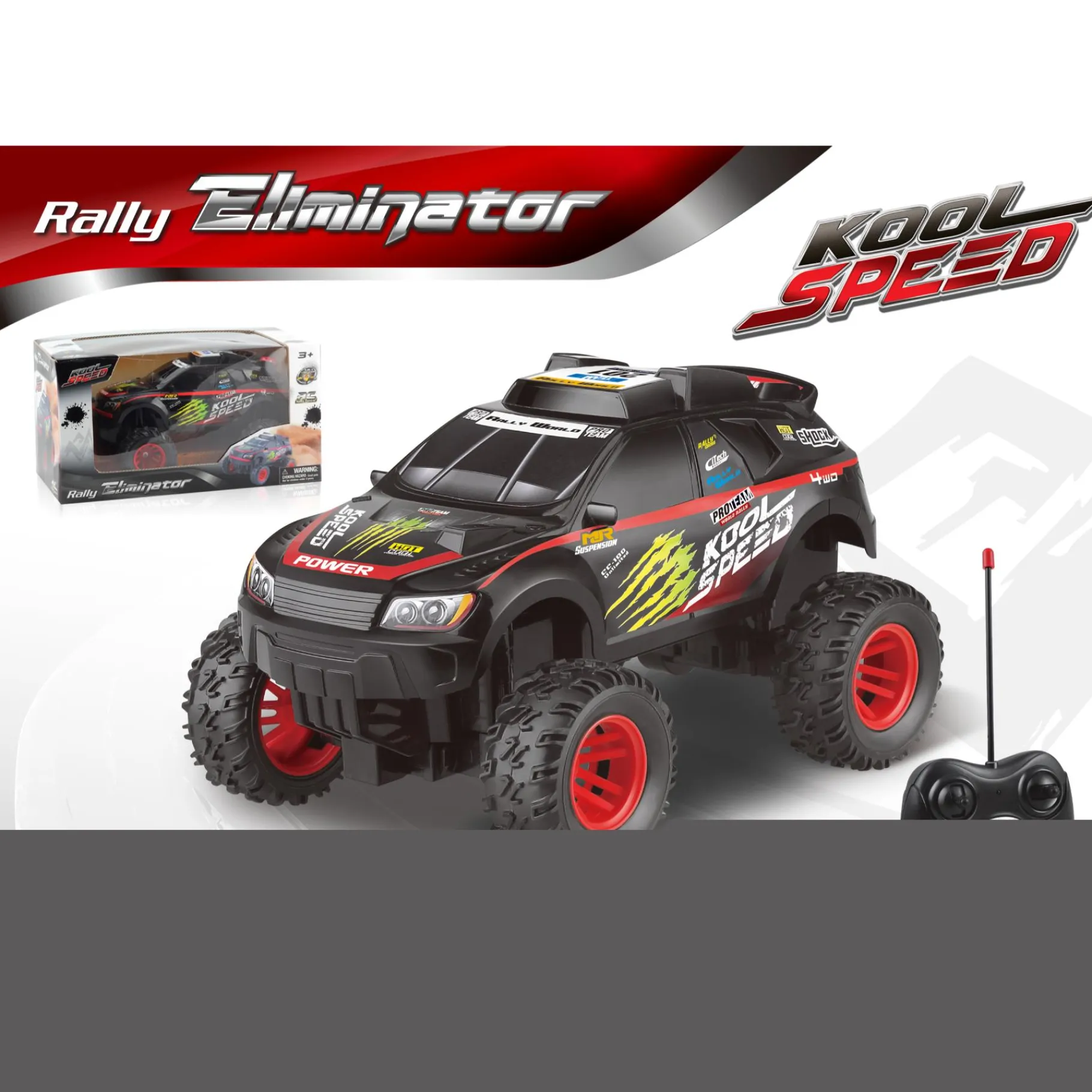 Radiografisch|Jongens>Kool Speed Radiografisch bestuurbare rally eliminator 1:16