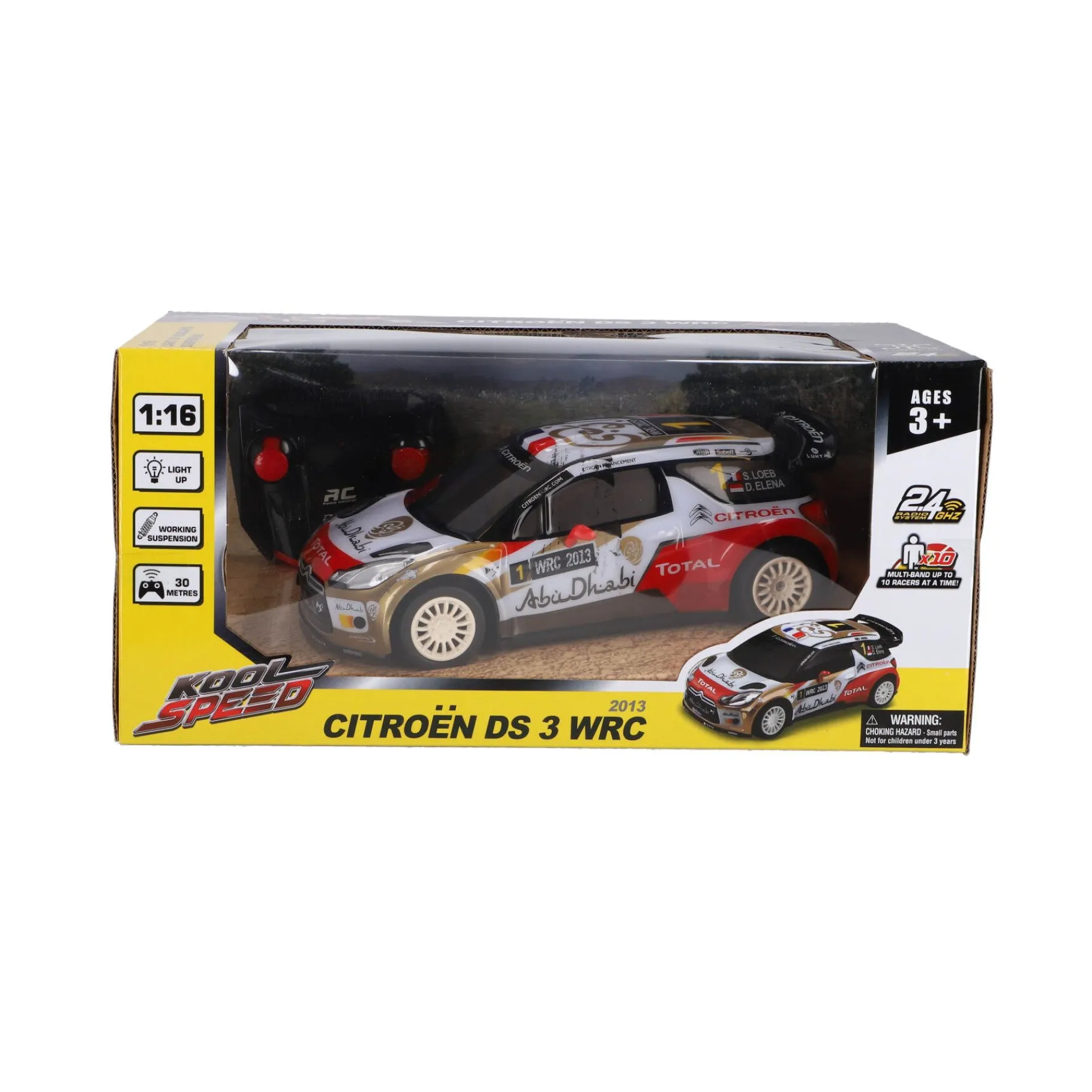 Radiografisch|Jongens>Kool Speed Radiografisch bestuurbare auto citroen 1:16 2.4g DS 3 WRC