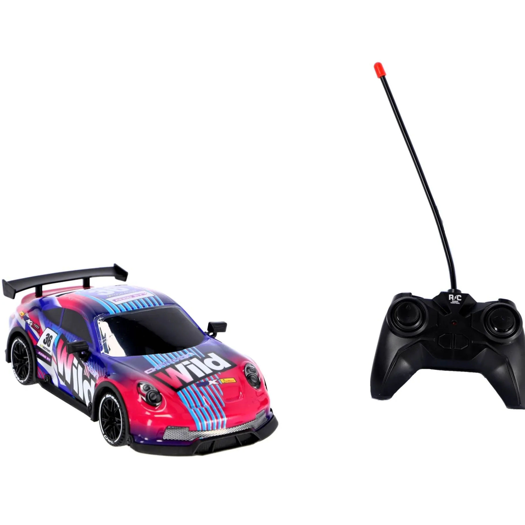 Radiografisch> Radiografische bestuurbare auto champion wild 2 assorti