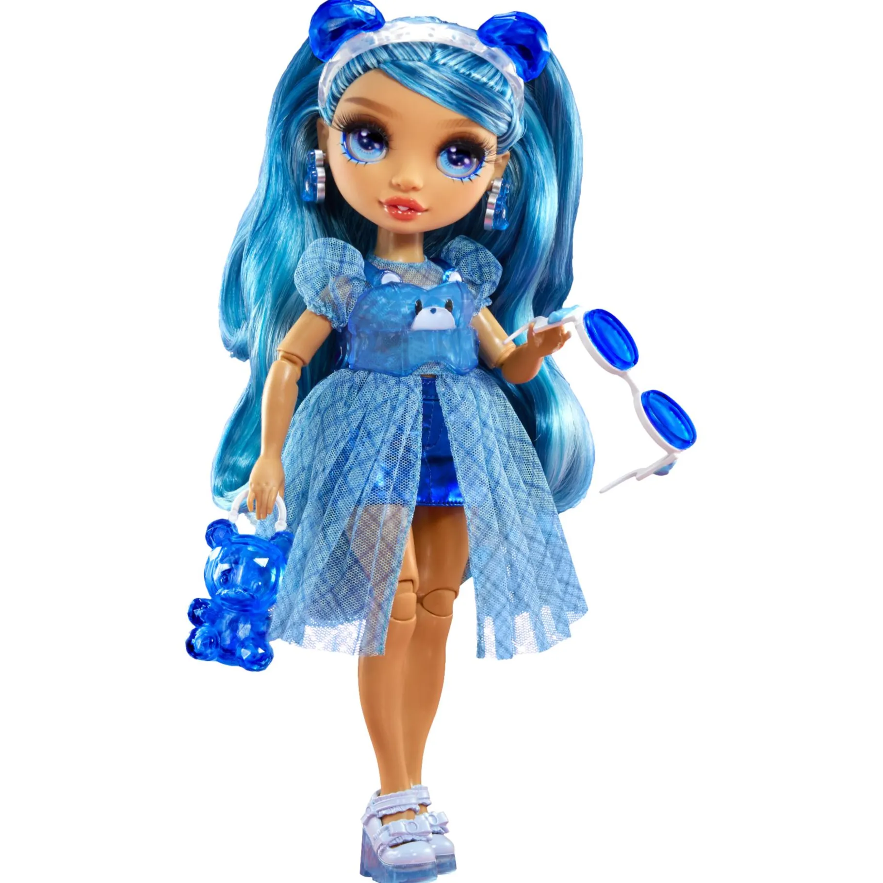 Meisjes|Tienerpoppen>Mga Rainbow High Crystal Fashion Doll Skyler