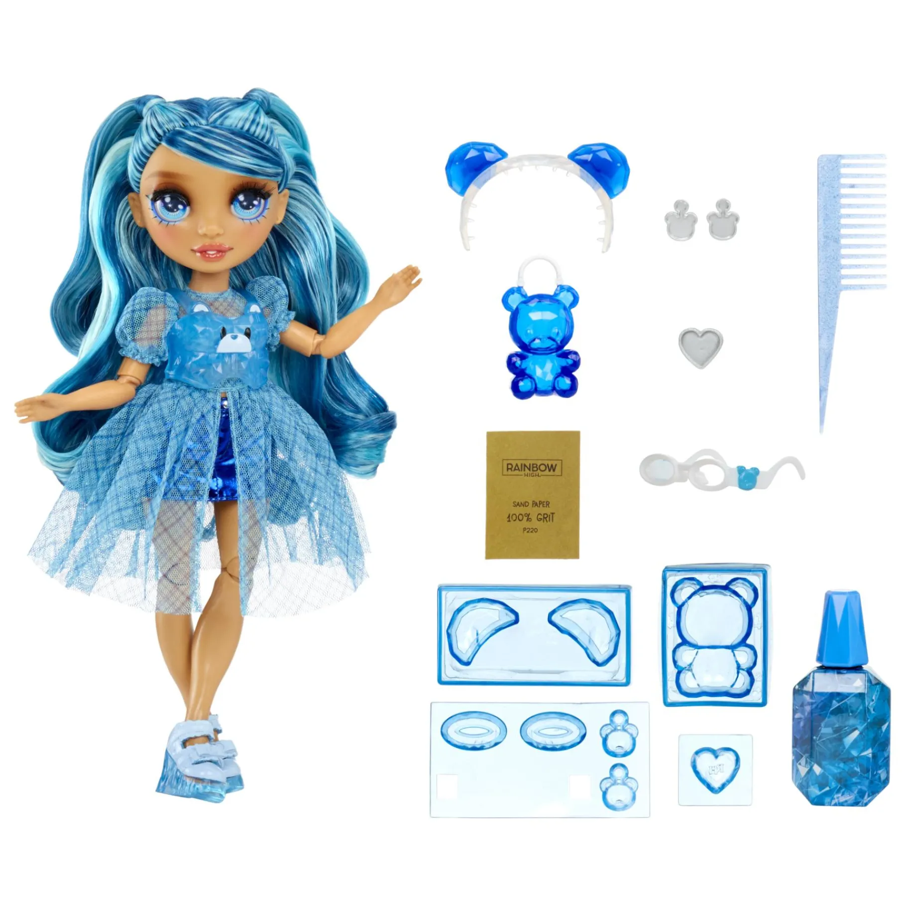 Meisjes|Tienerpoppen>Mga Rainbow High Crystal Fashion Doll Skyler