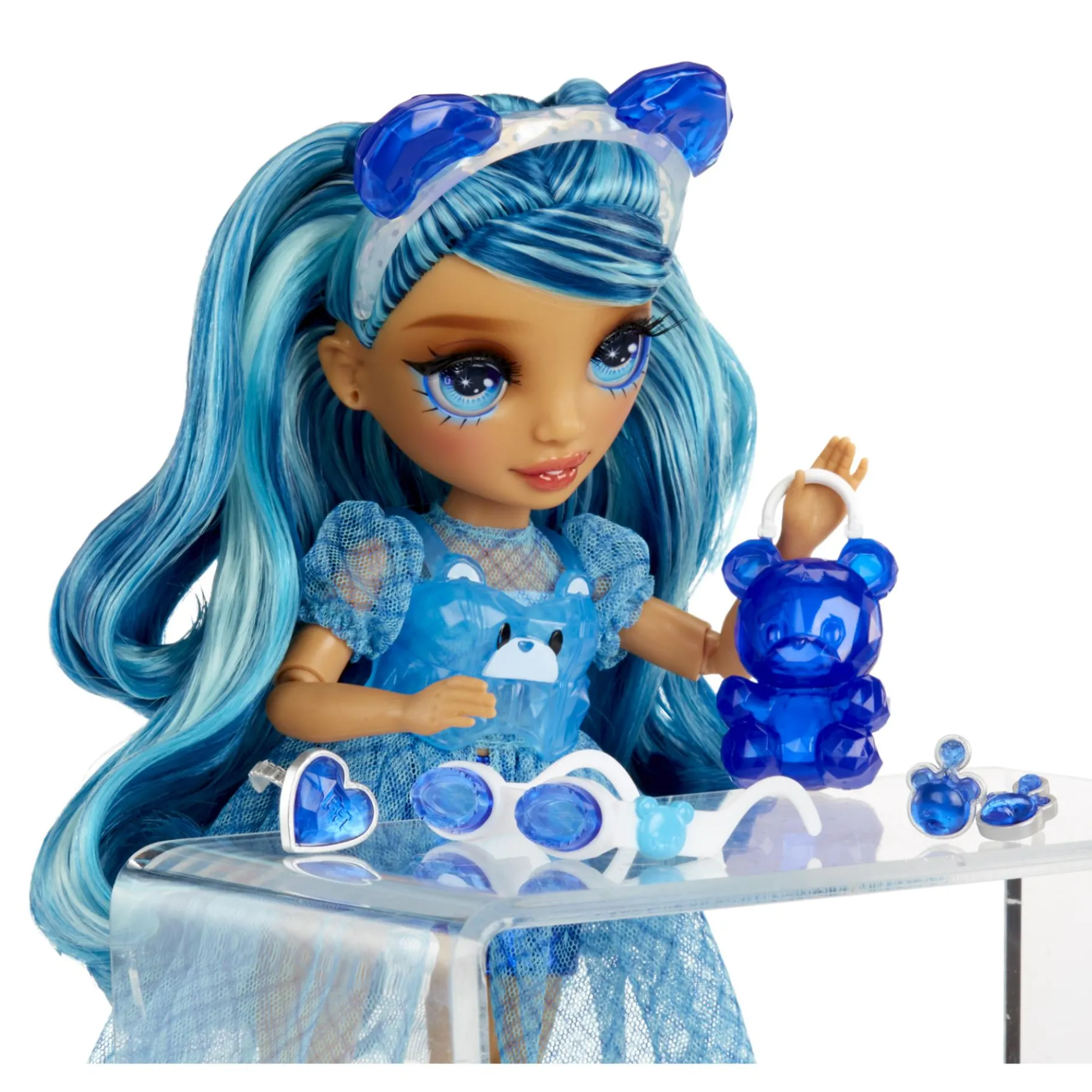 Meisjes|Tienerpoppen>Mga Rainbow High Crystal Fashion Doll Skyler