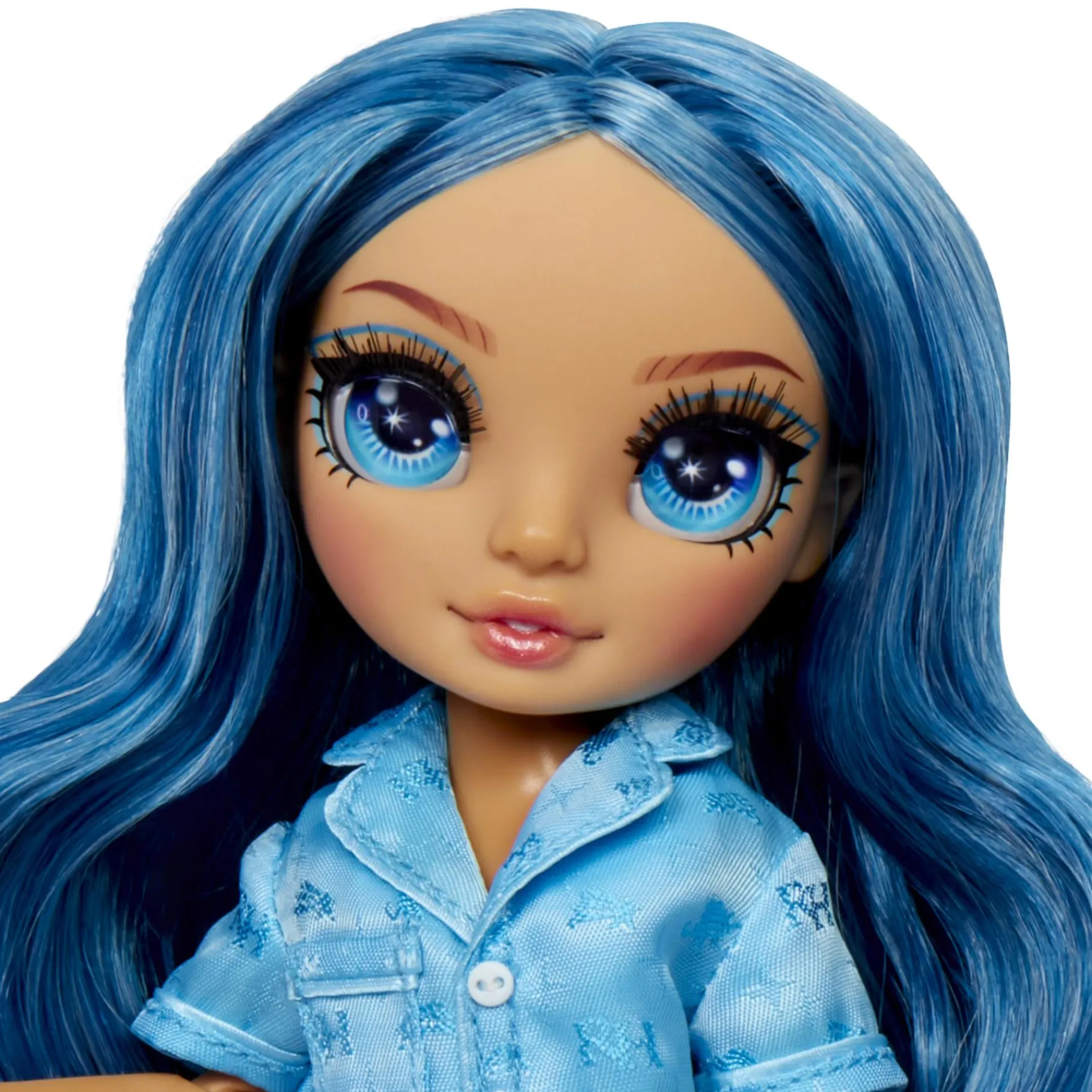 Tienerpoppen|Meisjes>Mga Rainbow High Jr. High PJ Party Modepop Skyler (Blue)