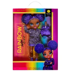 Tienerpoppen|Meisjes>Mga Rainbow High Junior High - Krystal Bailey (paars)