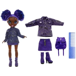 Tienerpoppen|Meisjes>Mga Rainbow High Junior High - Krystal Bailey (paars)