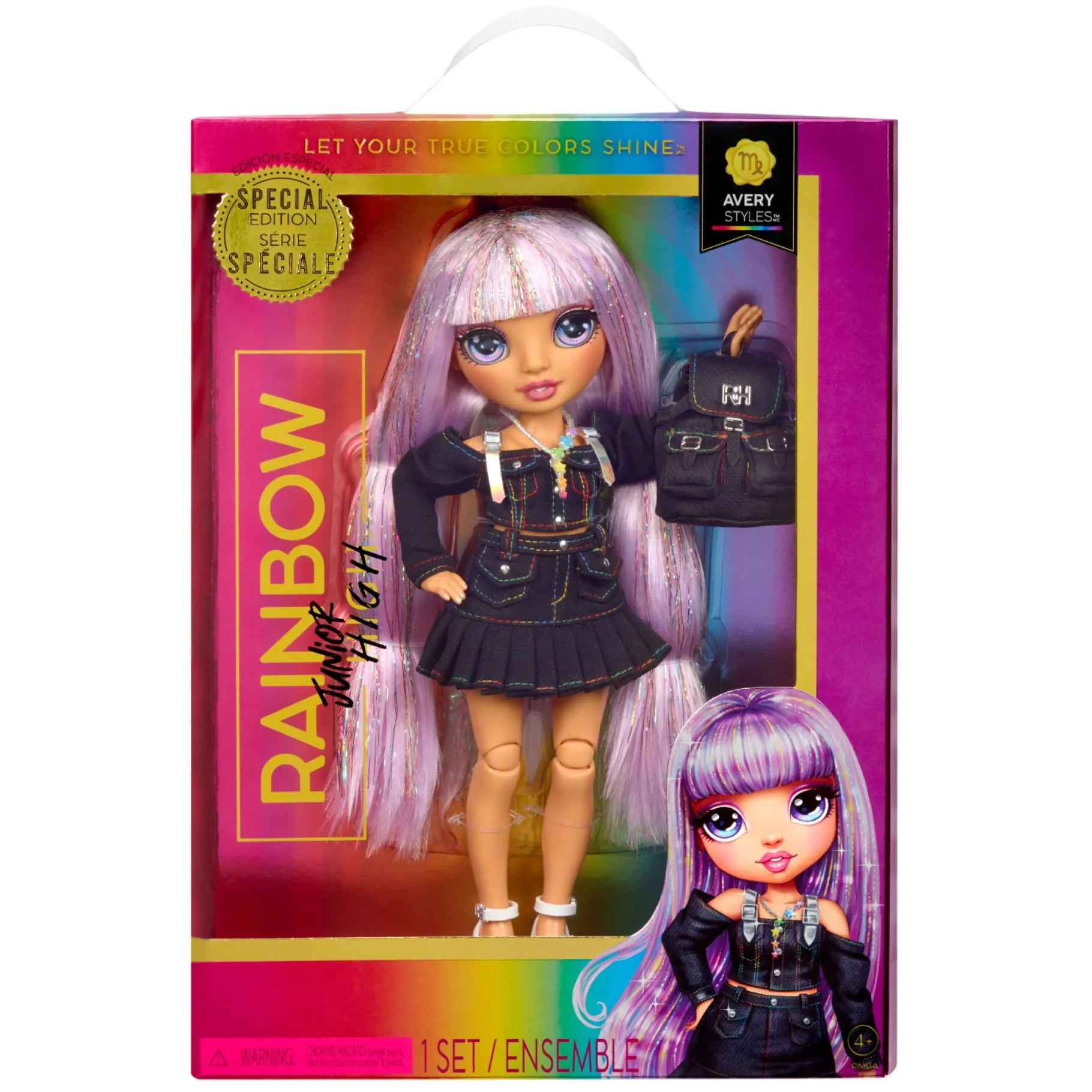 Meisjes|Speelsets> Rainbow High Junior High SE Doll AS (Rainbow)