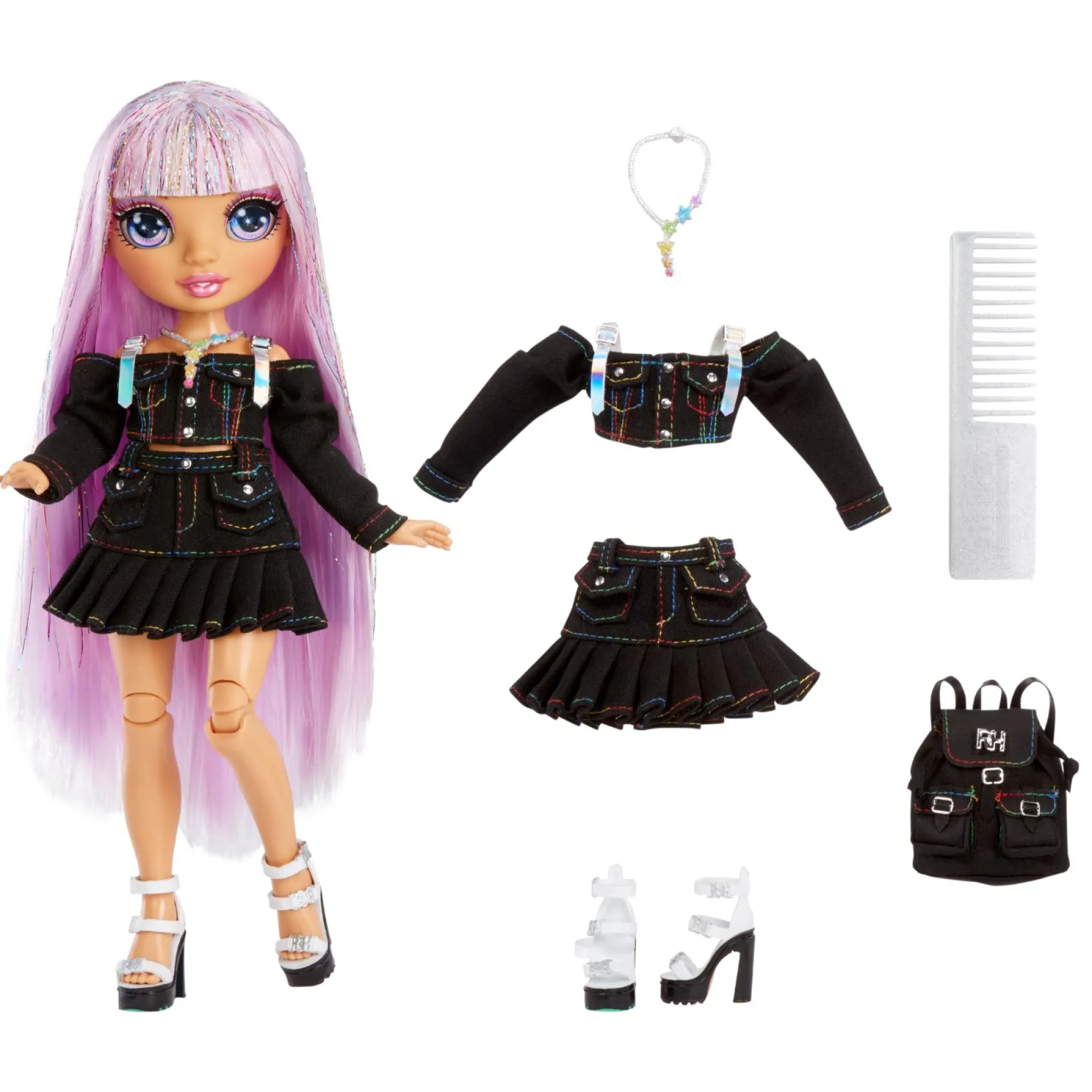 Meisjes|Speelsets> Rainbow High Junior High SE Doll AS (Rainbow)